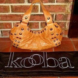 KOOBA Jillian leather studded bag EUC with dust bag